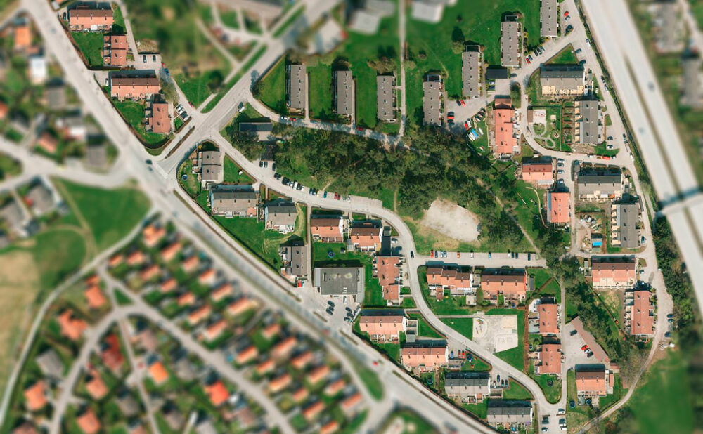 Oversiktsbilde over Borettslaget Solsletta